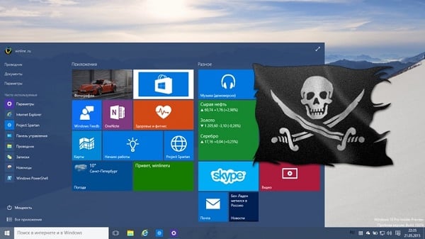 Versi Windows bajakan dapat menyebabkan Pusat Pembaruan macet.