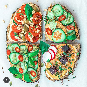 ide foto musim panas untuk sandwich instagram