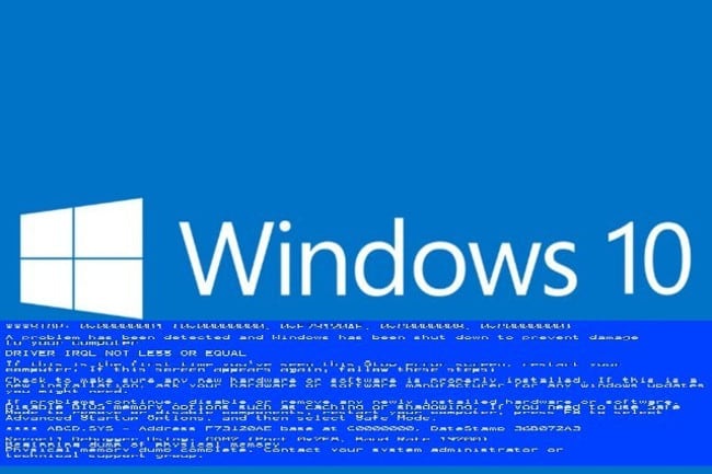 Kesalahan Windows 10 Kritis