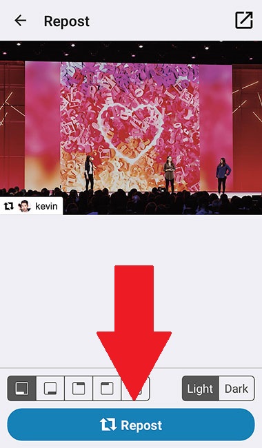 cara memposting ulang foto di instagram
