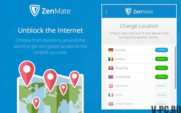 ZenMate VPN untuk Chrome