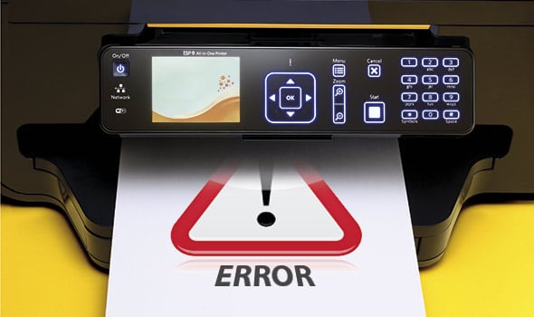 Kami memperbaiki kesalahan menginstal printer pada PC pengguna