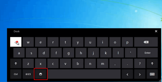 Keyboard dengan emotikon Windows 10 Instagram